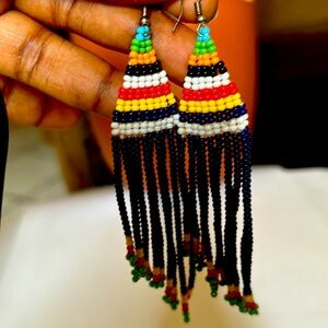 Hand made african earrings